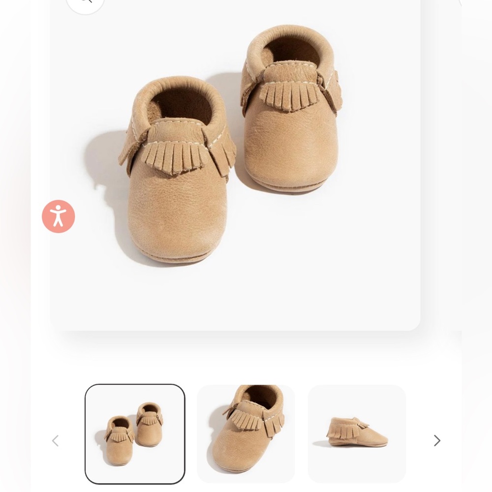 Freshly Picked Baby Moccasin in Weathered Brown